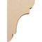 Ekena Millwork 11"W x 22"D x 33"H Classic New Brighton Rough Cedar Woodgrain TimberThane Corbel, Primed Tan CORUR11X22X33NEBRCPR - alternate 4